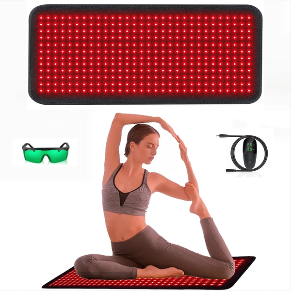 Red Light Therapy Pad for Body – Infrared Wellness Mat with Timer