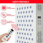 AECOJOY Red Light Therapy for Body & Face, 5 Wavelengths Red 660Nm & near Infrared 850Nm Light Therapy Panel with Timer