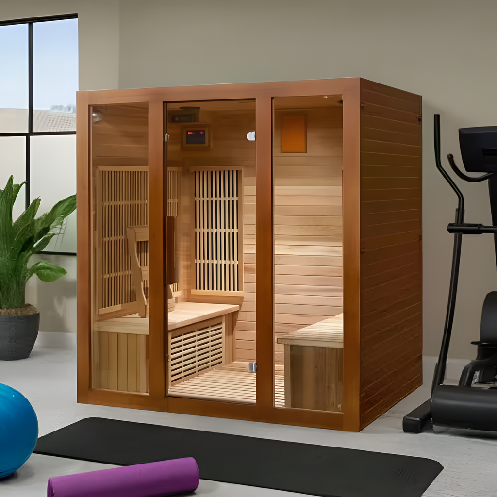 Roslyn 4-Person Infrared Cedar Sauna