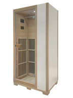 Blisspod | Vienna | Far Infrared Sauna | Canadian Hemlock Very Low EMF | 72.8"H x 35.4"W x 25.6"D | 1 Person