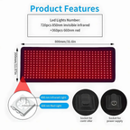 Red Light Therapy Pad for Body – Infrared Wellness Mat with Timer