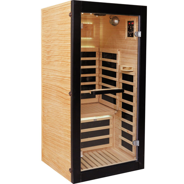 Compact One-Person Indoor Sauna Cabin
