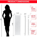 AECOJOY Red Light Therapy for Body & Face, 5 Wavelengths Red 660Nm & near Infrared 850Nm Light Therapy Panel with Timer