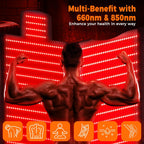 Transform Your Wellness Routine with the 1000 Leds Dual Full Body Red Light Therapy Mat – Premium Leather Comfort, Customizable Settings, and Advanced Technology for Spa-Like Relaxation at Home