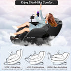 KoziSense 2026 Upgraded A18 3D SL-track Massage Chair - (All Black)