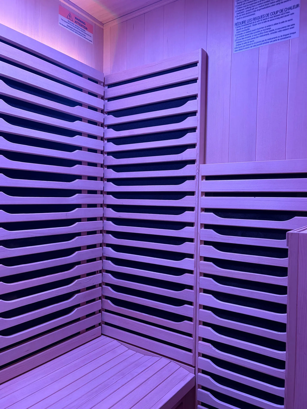 Blisspod | Milano | Full Spectrum Sauna Canadian Hemlock Ultra Low EMF | 6 Far Infrared & Red Glass Heater & Chromotherapy | 2 Person