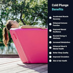 Endurance Cold Plunge 155 Gallon Ice Bath Tub Chiller Compatible Connections Inflatable, Durable, Portable, Insulated Design