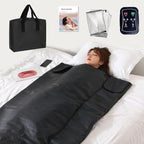 Infrared Sauna Blanket for Home | Portable Far Infrared Sauna Bag for Detox, Weight Loss & Relaxation, Dry Heat Therapy, Personal At-Home Wraps with Adjustable Temp 95-185°F. 110V 500 Watts, 71" x 36"