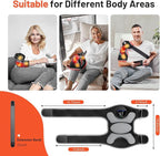 HALIDODO Upgrade 4 Vibration Massage Area Knee Brace & Red Light Therapy for Knee Pain Relief 660nm&850nm Red Light Therapy Device for Knee/Joint/Elbow/Shoulder Pain Relief, Gift for Mom