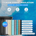 Ice Bath Chiller & Cold Plunge Tub Kit, 1/3HP Cold Plunge Chiller with External Pump & Filter, Upgraded XXL 148Gal Ice Pod, Cold Plunge Tub with Water Chiller for Cold Therapy Recovery