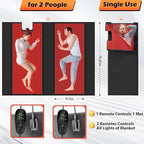iTHERAU Large Red Light Therapy Blanket 2460 LEDs Infrared Red Light Sleep Bag for Full Body, Resolve Inflammation, Relieve Joint or Back Pain, Red Light Wrap 660 & 850nm Wavelengths, 71in X 32in