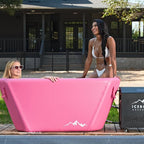 Endurance Cold Plunge 155 Gallon Ice Bath Tub Chiller Compatible Connections Inflatable, Durable, Portable, Insulated Design