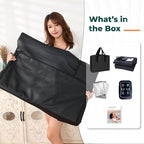 Infrared Sauna Blanket for Home | Portable Far Infrared Sauna Bag for Detox, Weight Loss & Relaxation, Dry Heat Therapy, Personal At-Home Wraps with Adjustable Temp 95-185°F. 110V 500 Watts, 71" x 36"