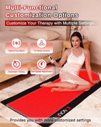Experience Ultimate Full Body Pain Relief with Our 72"X33.3" Medical-Grade TPU Red Light Therapy Mat – Perfect for Home Use and FSA&HSA Approved!