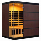 Sirona 4-Person Hemlock Infrared Sauna with 8 Carbon Heaters