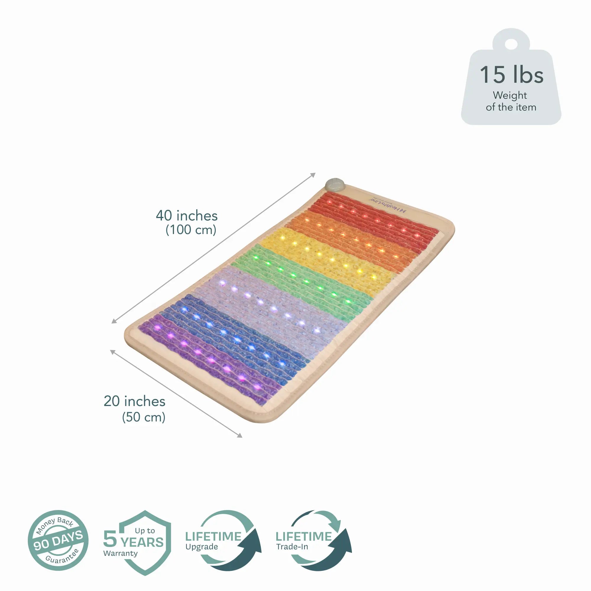 Rainbow Chakra Series | PEMF Far Infrared Heating Mats