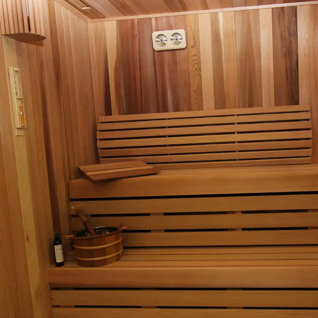 Custom Indoor Sauna Room 4x7x8 Finnish Sauna Builders