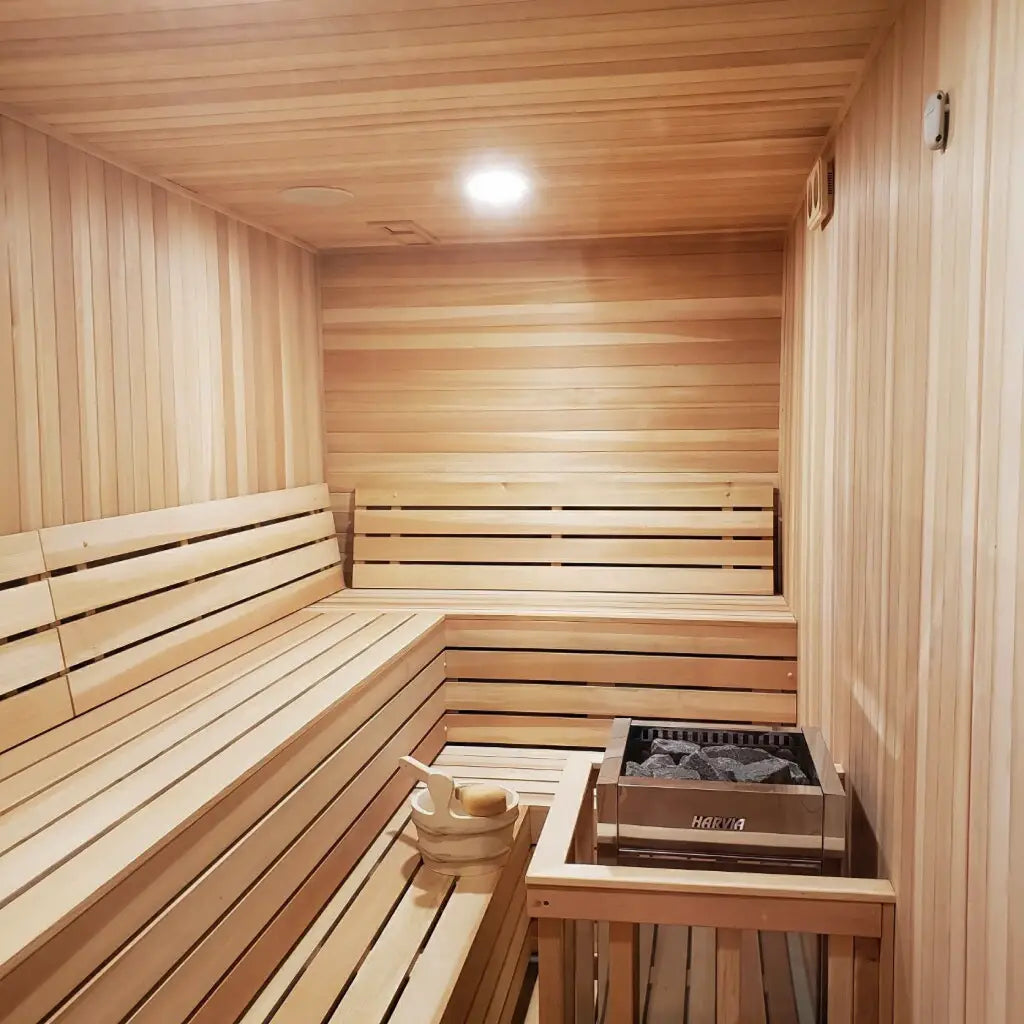 Custom Indoor Sauna Room 4x7x8 Finnish Sauna Builders