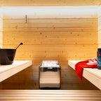 Harvia KIP80B Stainless Steel 8KW Sauna Heater with built-in control - Finnish Sauna Builders