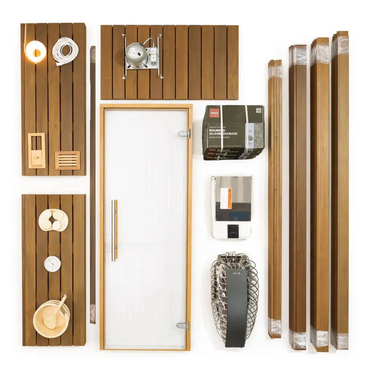 Custom Indoor Sauna Room 4x7x8 Finnish Sauna Builders