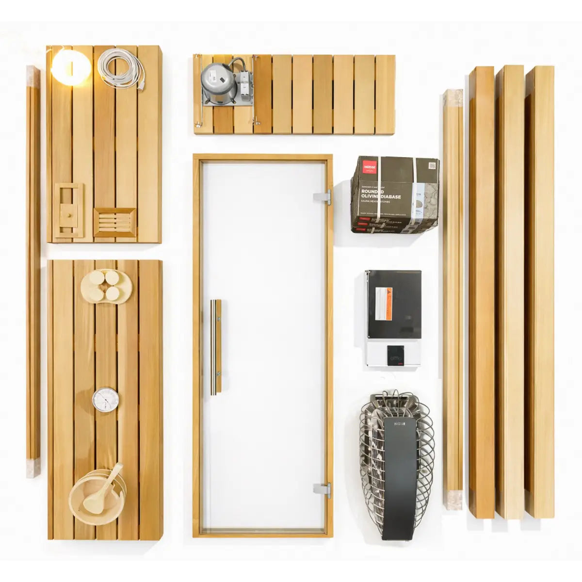 Custom Indoor Sauna Room 4x7x8 Finnish Sauna Builders