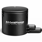 XL Ice Bath Tub for Cold Plunge, 120 Gal with Insulated Lid, Step Stool, Portable Inflatable Ice Pod Plunge Barrel, Easy Chiller Connection, Indoor Outdoor