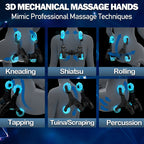 KoziSense 2026 Upgraded A18 3D SL-track Massage Chair - (All Black)