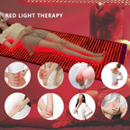 Shanglaite 60x180cm Infrared Red Light Therapy Mat – 140W Full Body Wellness & Recovery Blanket
