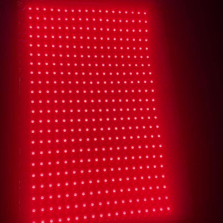 Medium Red Light Pad for Pain Relief & Recovery | 16" x 11" | 1188 LEDs + 12V Car Adapter