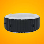 Premium 7FT Blow Up 6-Person Sauna Pool Hot Tub With 130 Jets (SAK63510)