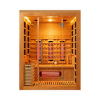 Rövia Aurora 3-Person Indoor Hybrid Sauna Room With Infrared And 4.5KW Steam Heater [Made-To-Order] (SAK41592)